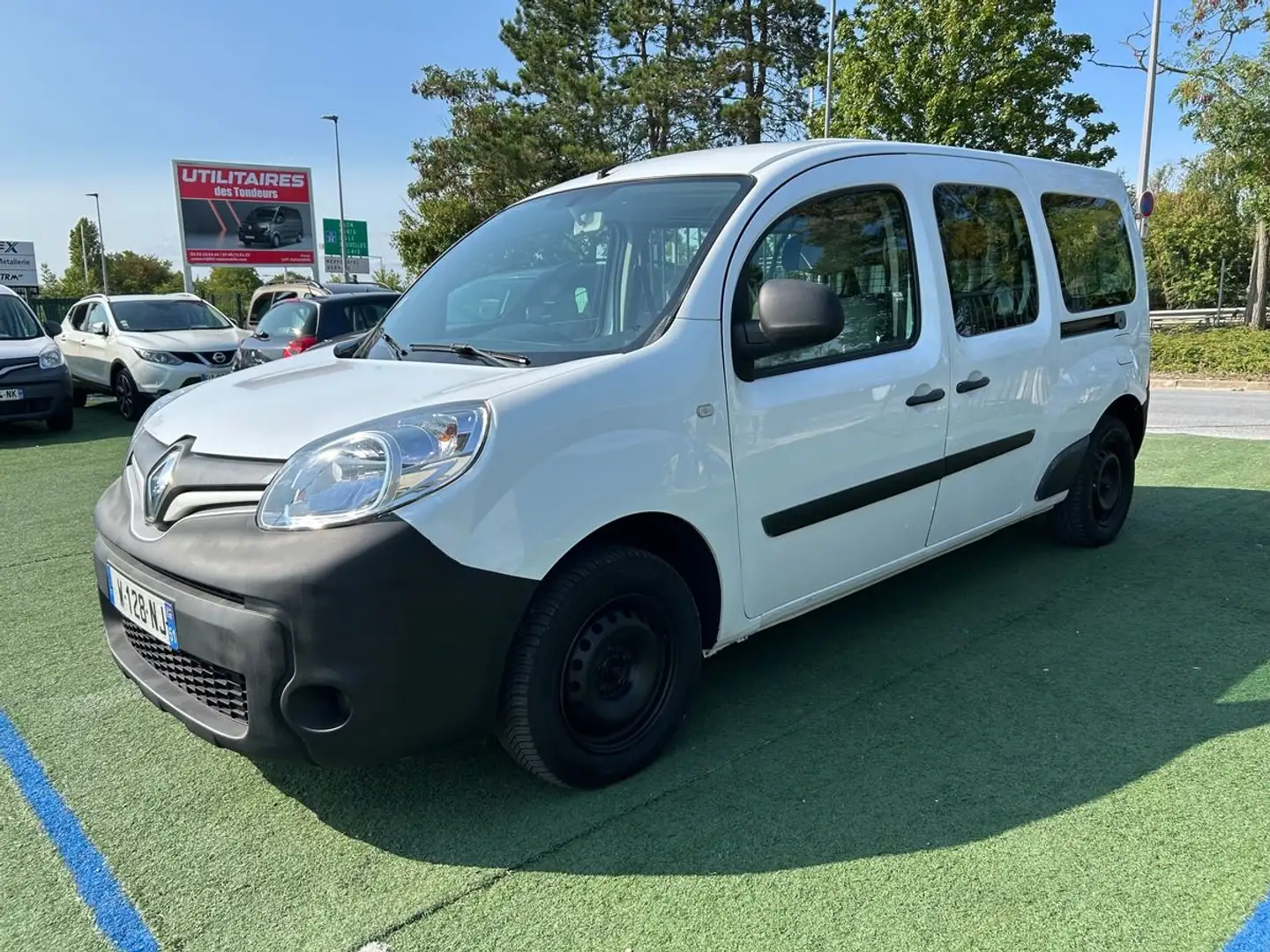 Renault Kangoo Cabine Approfondie 5 places (8.325 HT) 1.5 dCi 90ch Grand Confort Blanc - 1