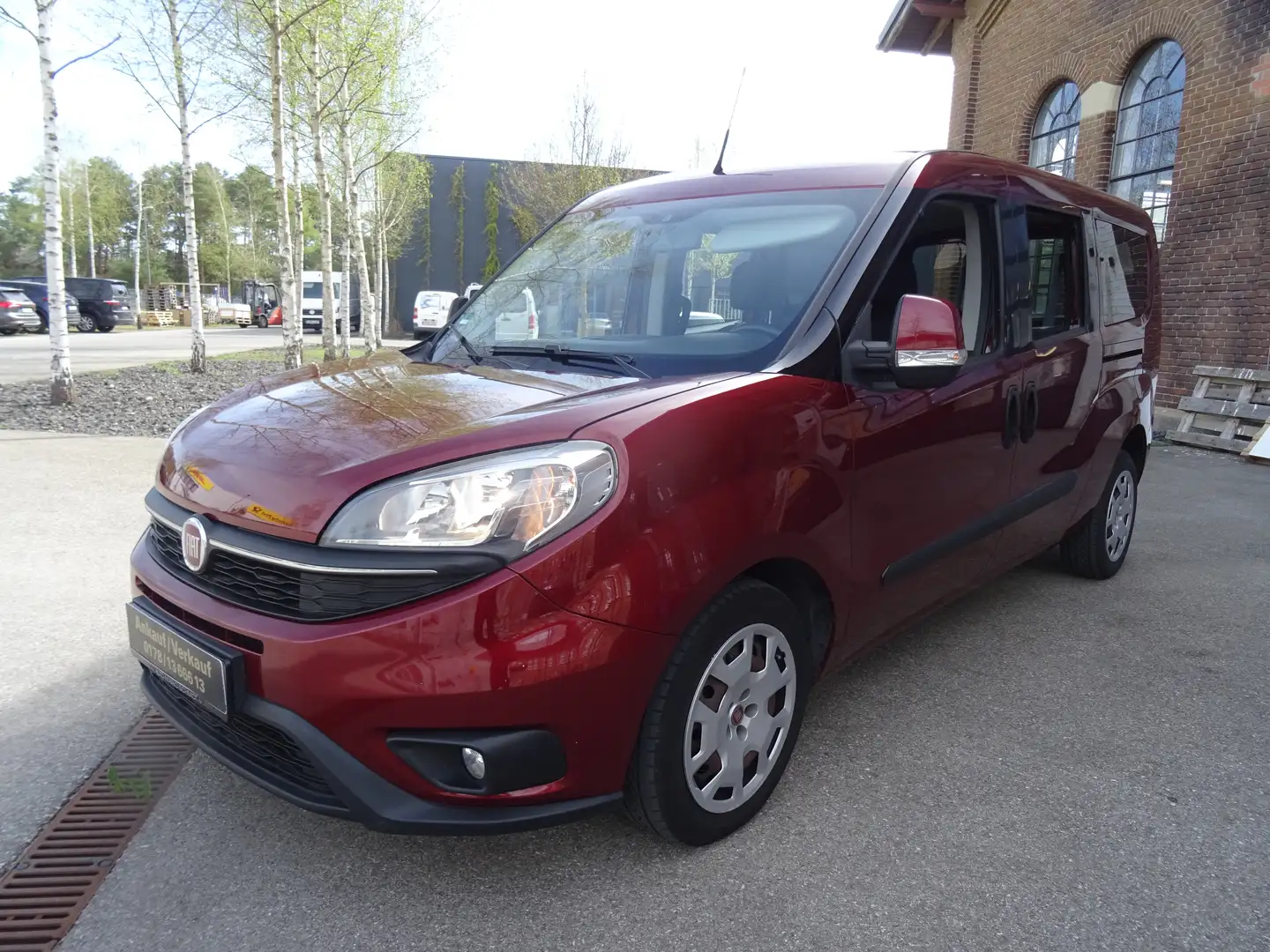 Fiat Doblo SX Maxi Kombi Multijet-2.Hand-Euro 6 Rot - 2