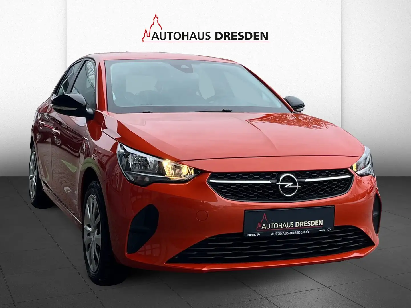 Opel Corsa F e Edition KlimaA+W-Pumpe+AUT+SpurH Orange - 2