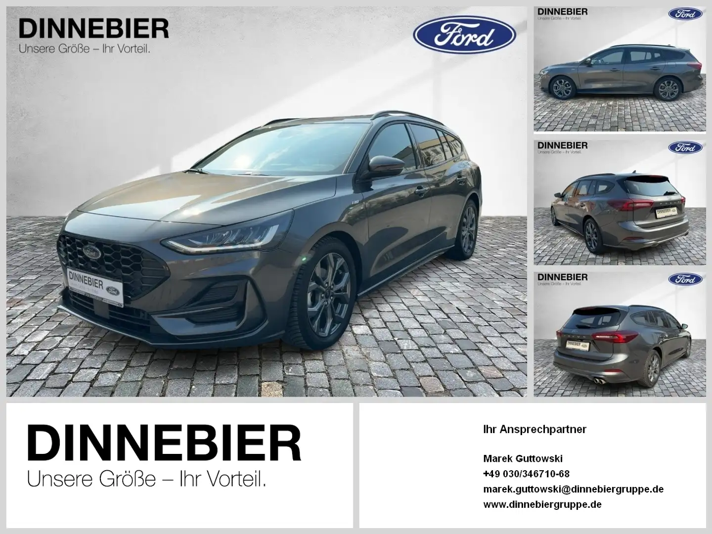 Ford Focus ST-Line X LED+Navi+Kamera+Winterpaket Grau - 1