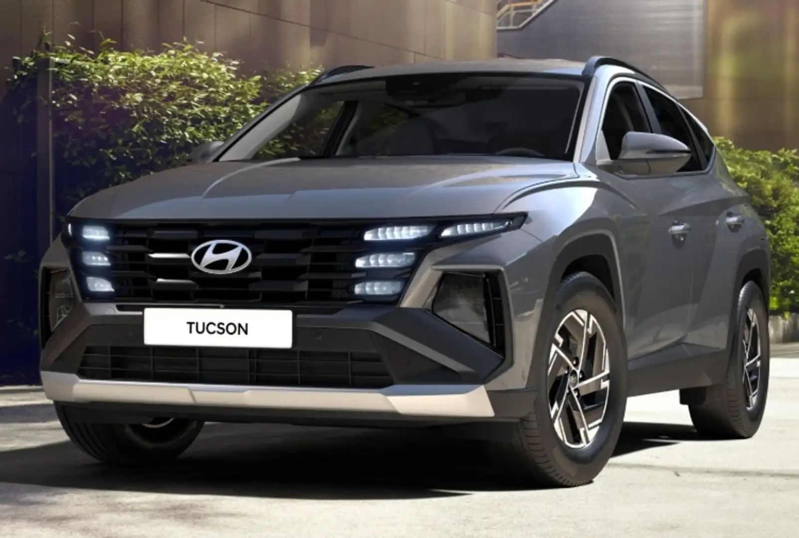 Hyundai TUCSON 1.6 T-GDI MHEV Navi Kamera PDC SH Grijs - 1