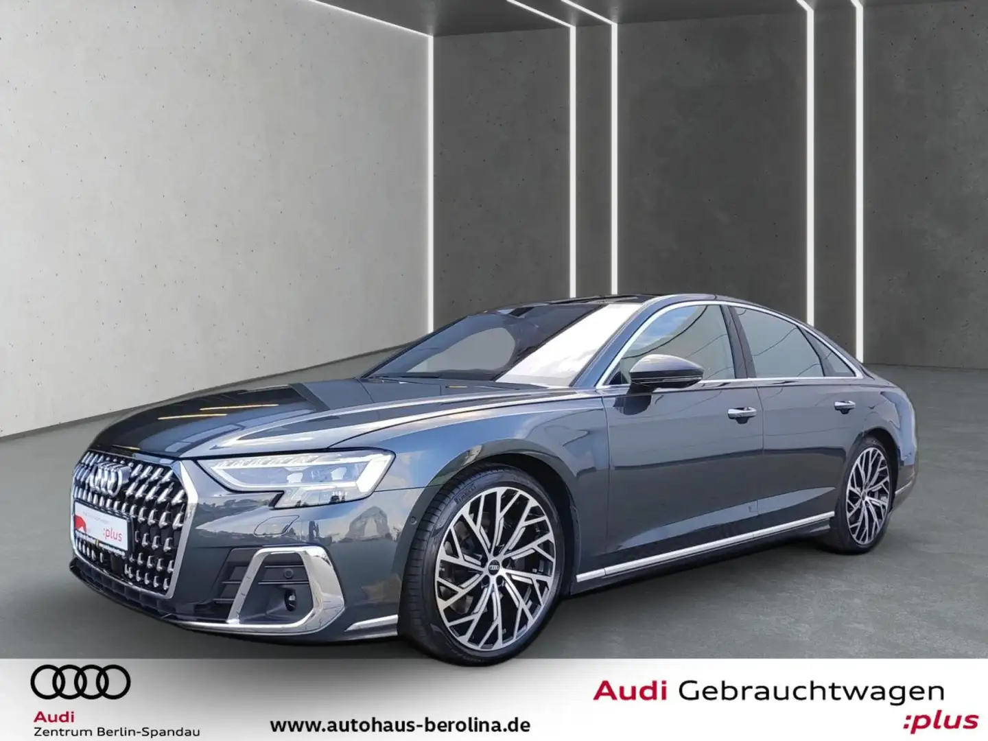 Audi A8 55 TFSI qu. tiptronic *PANO*StdHz*MATRIX*B&O* Grau - 2