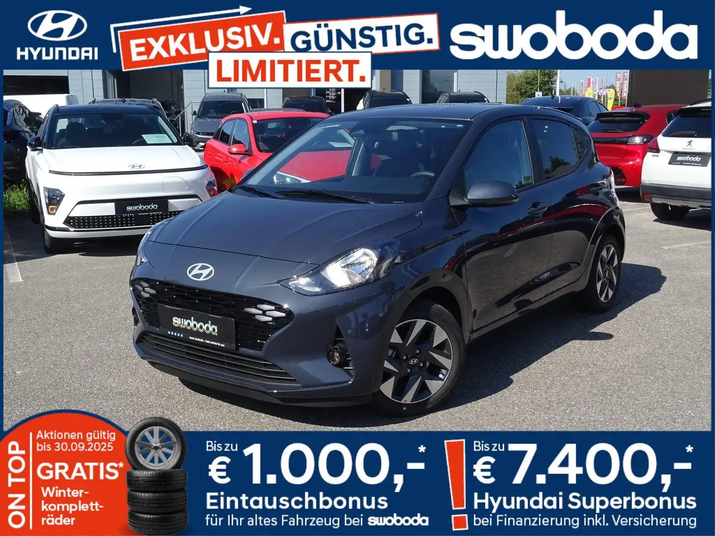 Hyundai i10 GO Plus 1,2 AMT a5bu3 Grau - 1