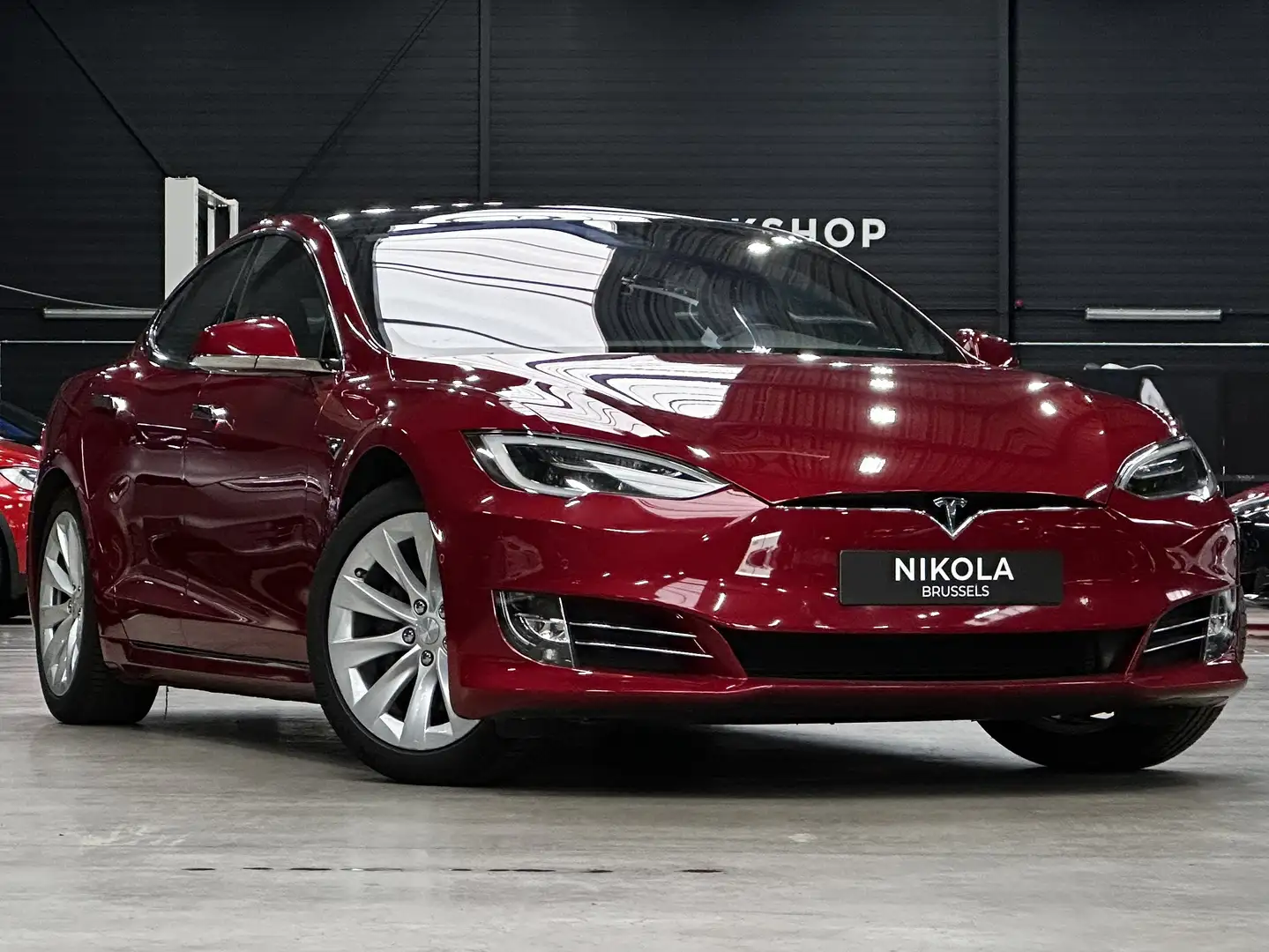 Tesla Model S 75D  - UPGRADED CHARGER - ENHANCED AP crvena - 1