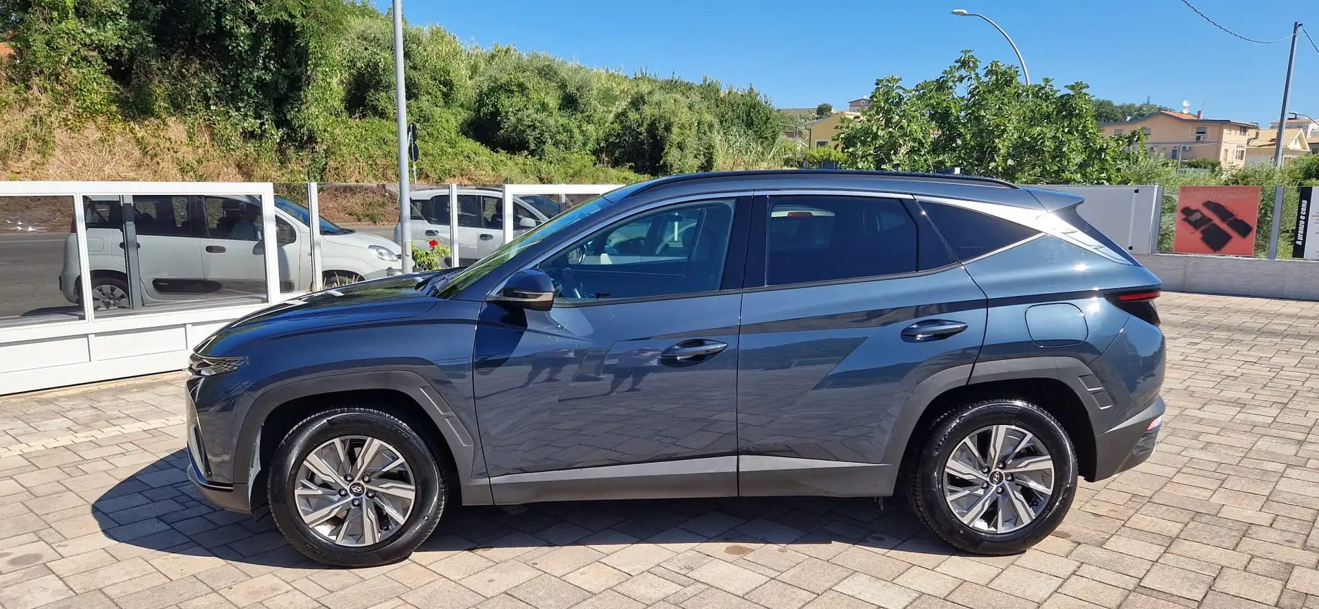 Hyundai TUCSON Tucson III 2021 1.6 hev NLine 2wd auto Blu/Azzurro - 1