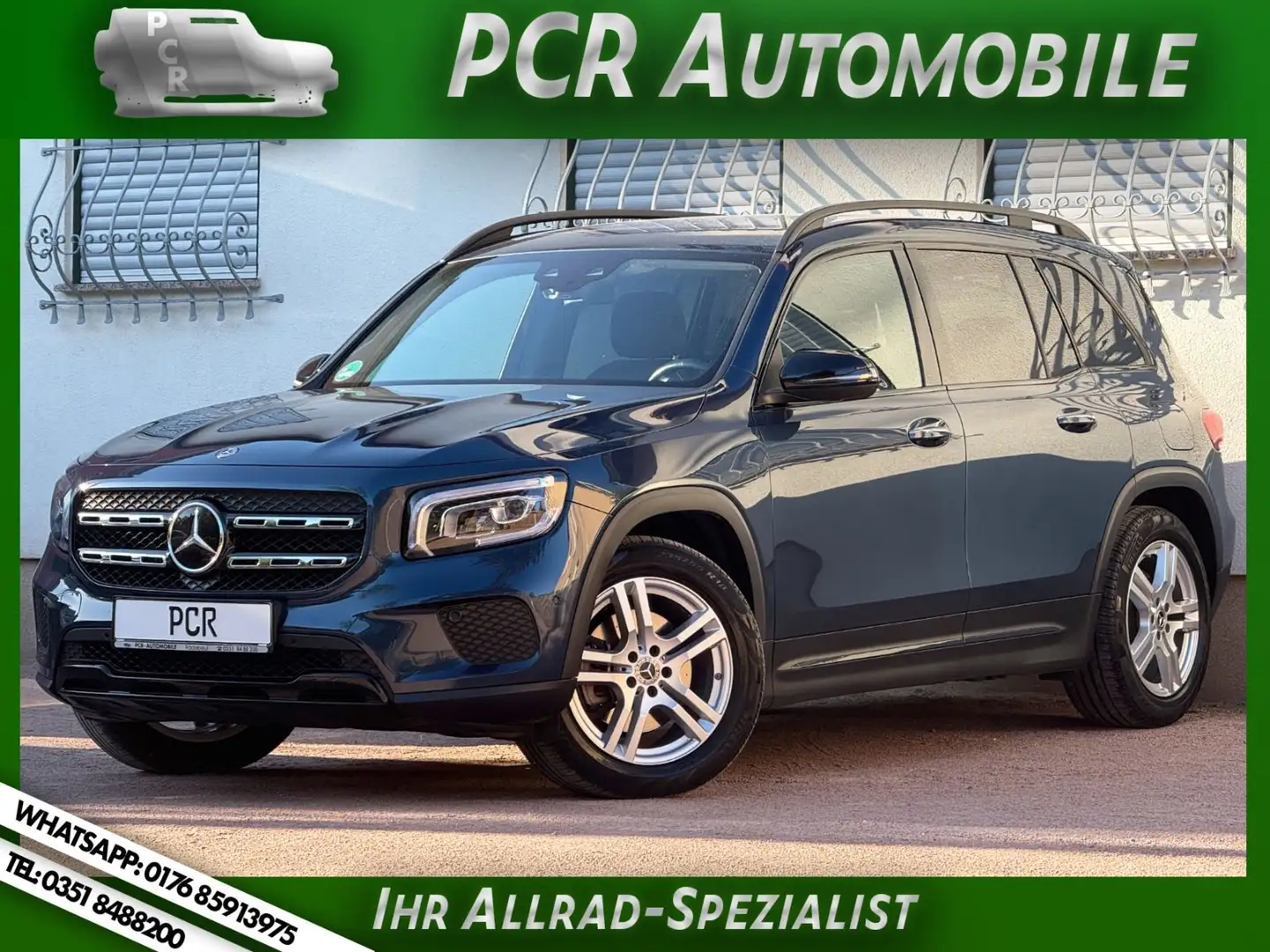 Mercedes-Benz GLB 220 d 4Matic LED AHK VZE WIDESCREEN LEDER Blau - 1