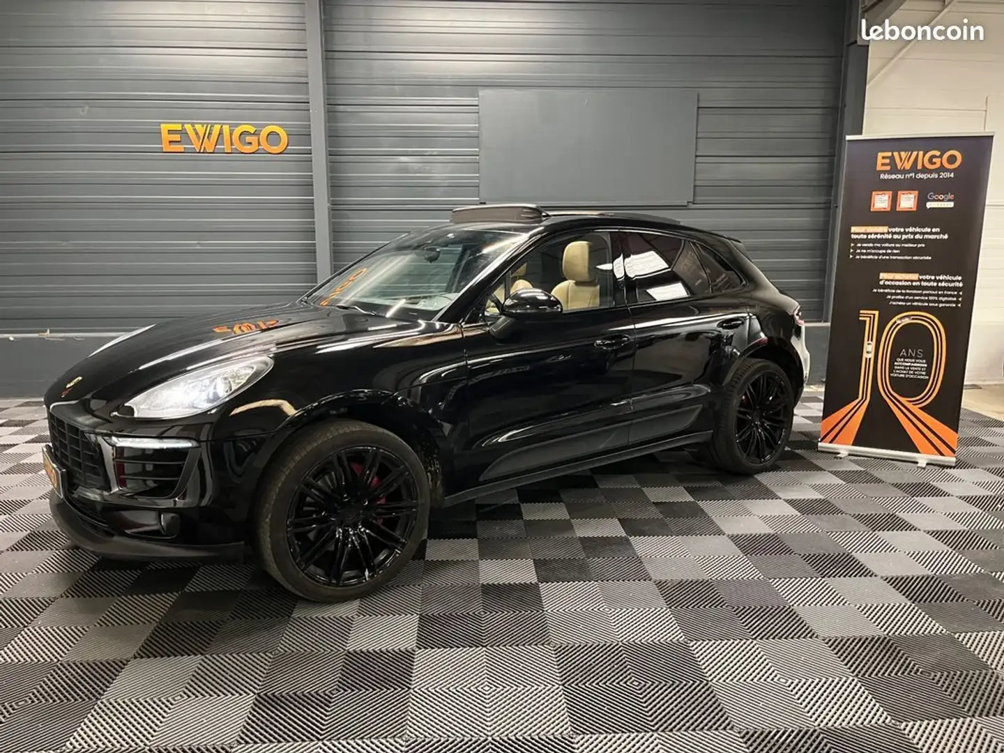 Porsche Macan 3.0 diesel 258 ch s bva toit ouvrant Zwart - 1