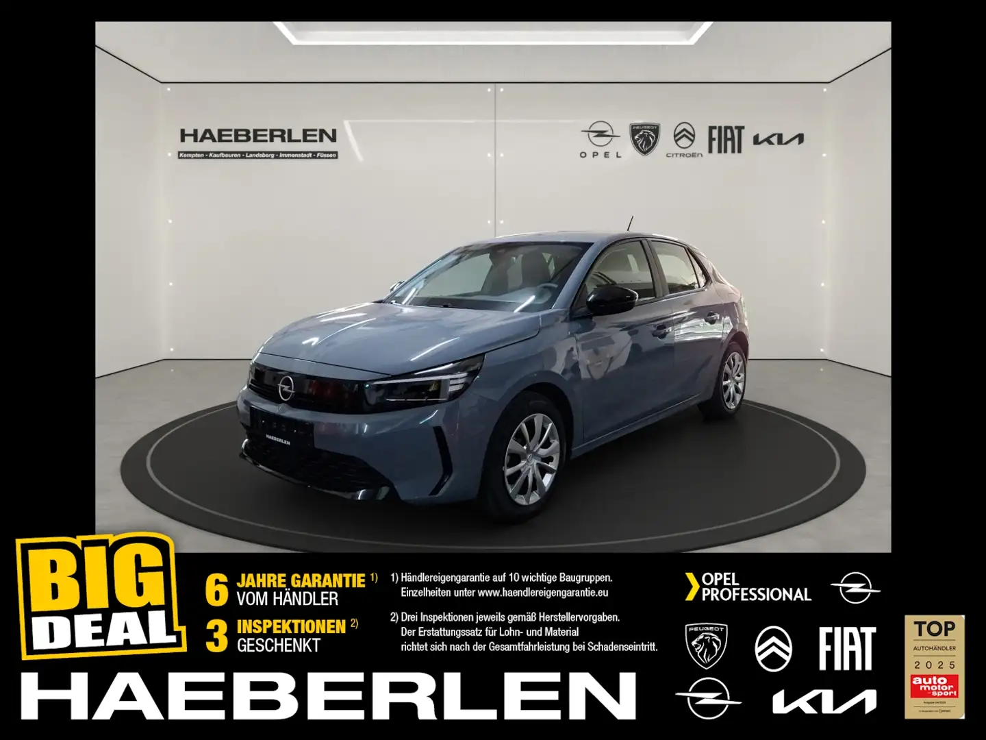 Opel Corsa Edition 1.2 Turbo *Sitzheizung*Klimaanlage* Grau - 1
