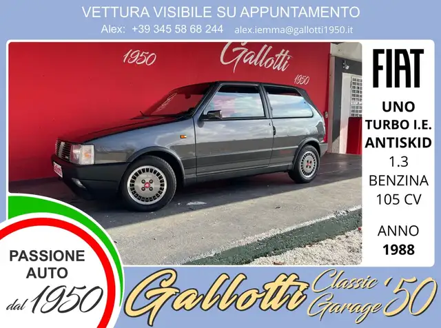 Fiat Uno TURBO IE ANTISKID - auto restaurata in rondaggio