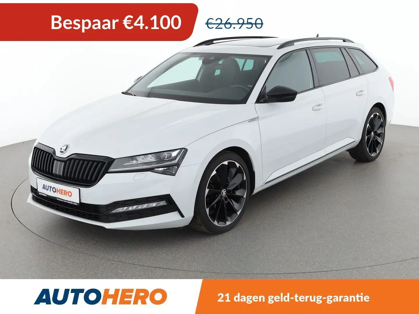 Skoda Superb 2.0 TSI SportLine Wit - 1
