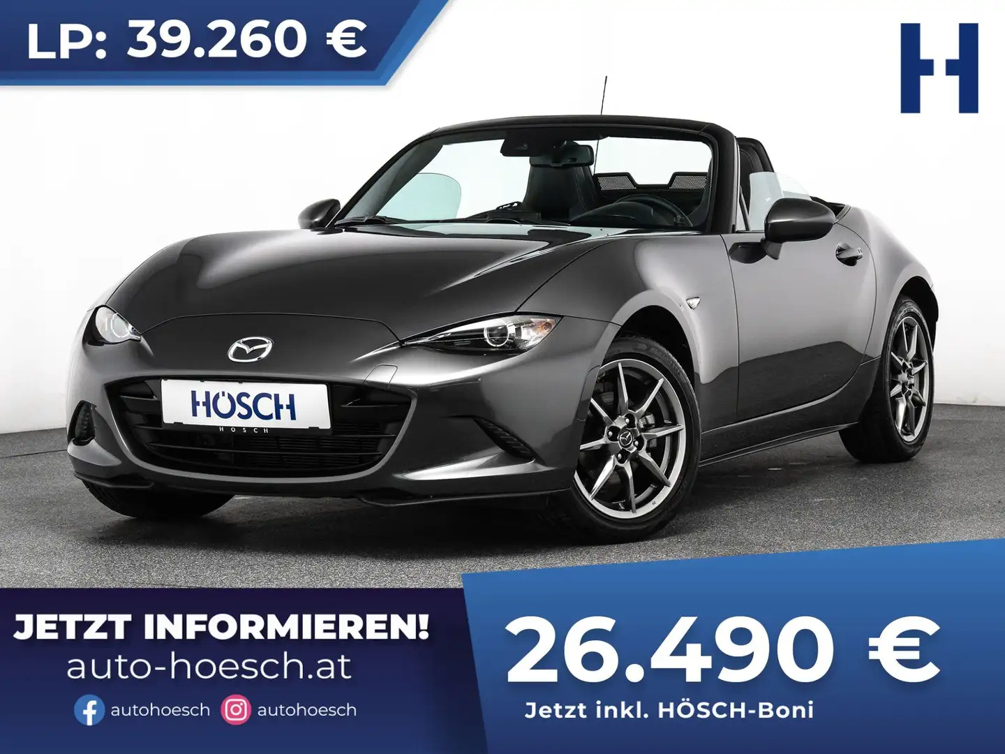 Mazda MX-5 Cabriolet Exclusive-Line TOP-AKTION Grau - 1