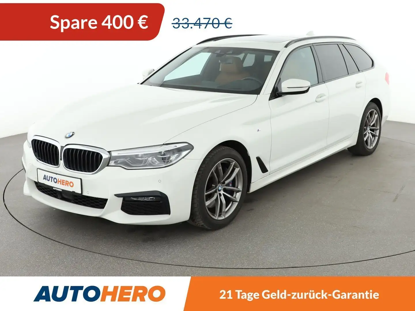 BMW 530 530i xDrive M Sport Aut.*NAVI*HUD*ACC*PDC* Weiß - 1