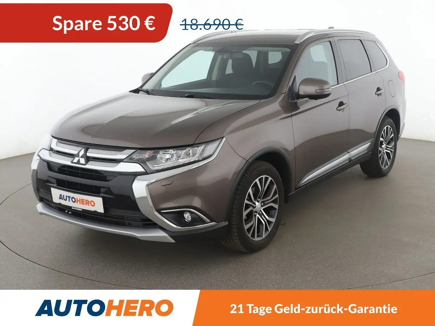 Mitsubishi Outlander 2.2 DI-D Edition 100+ 4WD Aut.*LED*TEMPO*CAM*SHZ* Braun - 1