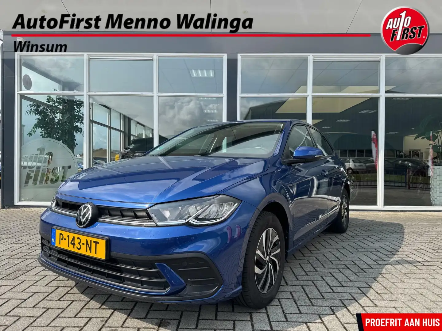 Volkswagen Polo 1.0 TSI Life|ACC|Navi|Digitale cockpit|Airco| Blau - 1