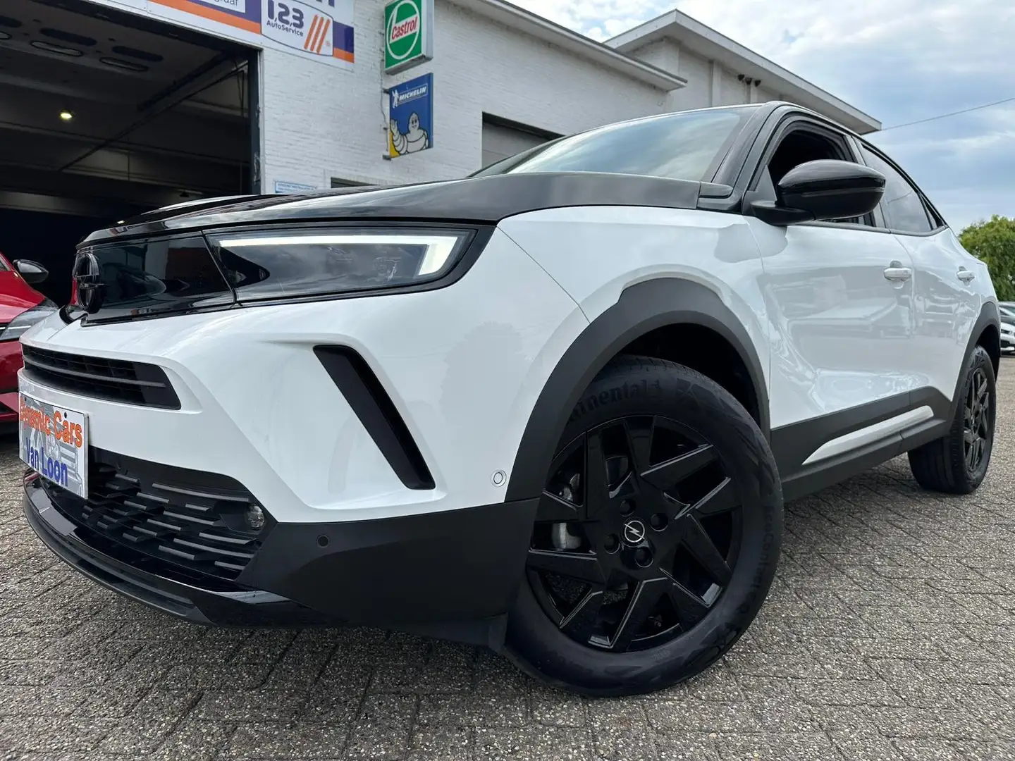 Opel Mokka 1.2 Turbo Autom,Ultimate,Lane,Acarplay,Verwstoel Blanco - 1