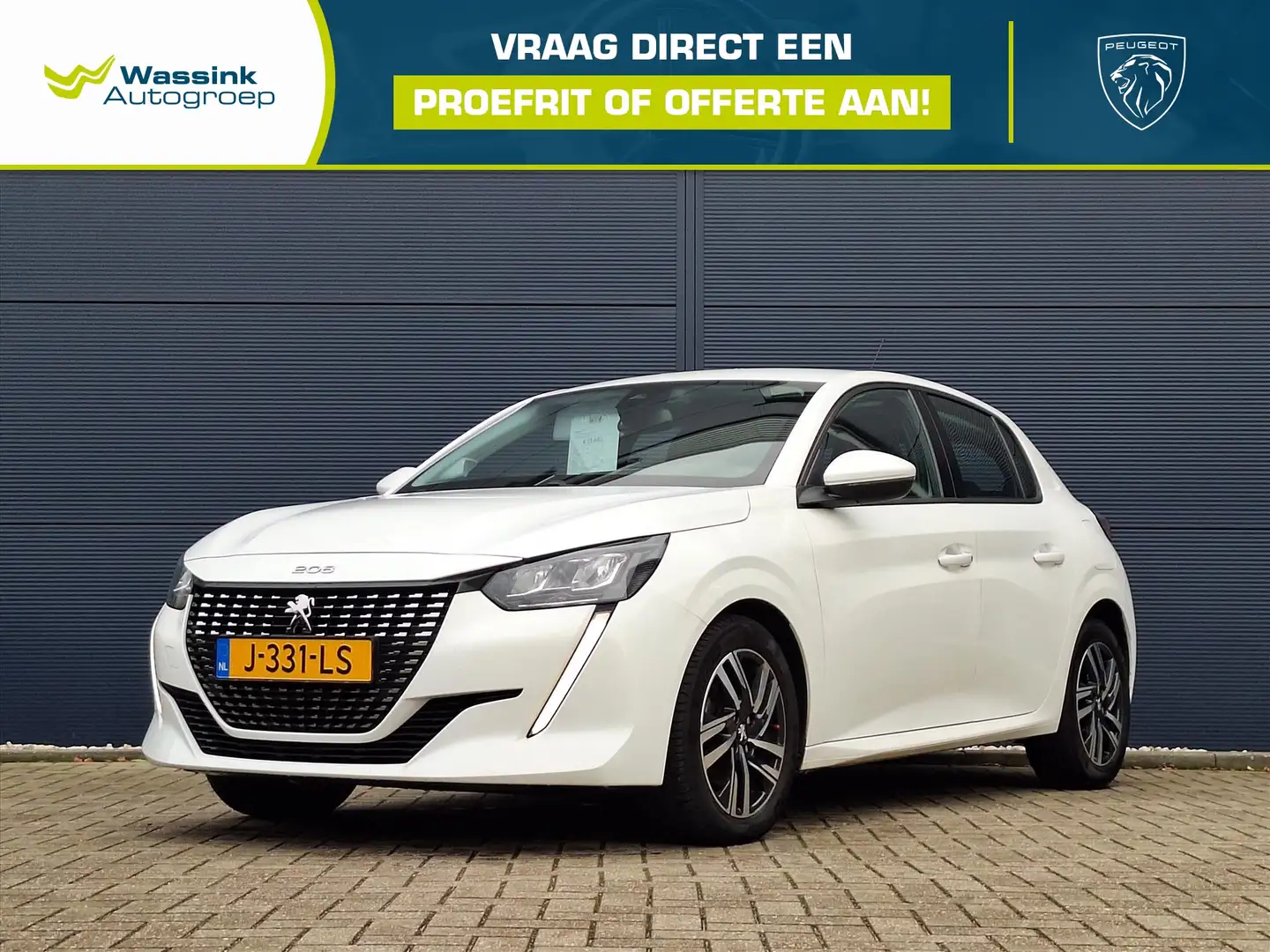 Peugeot 208 1.2 100pk Allure Navigatie | Camera | Keyless star Wit - 1