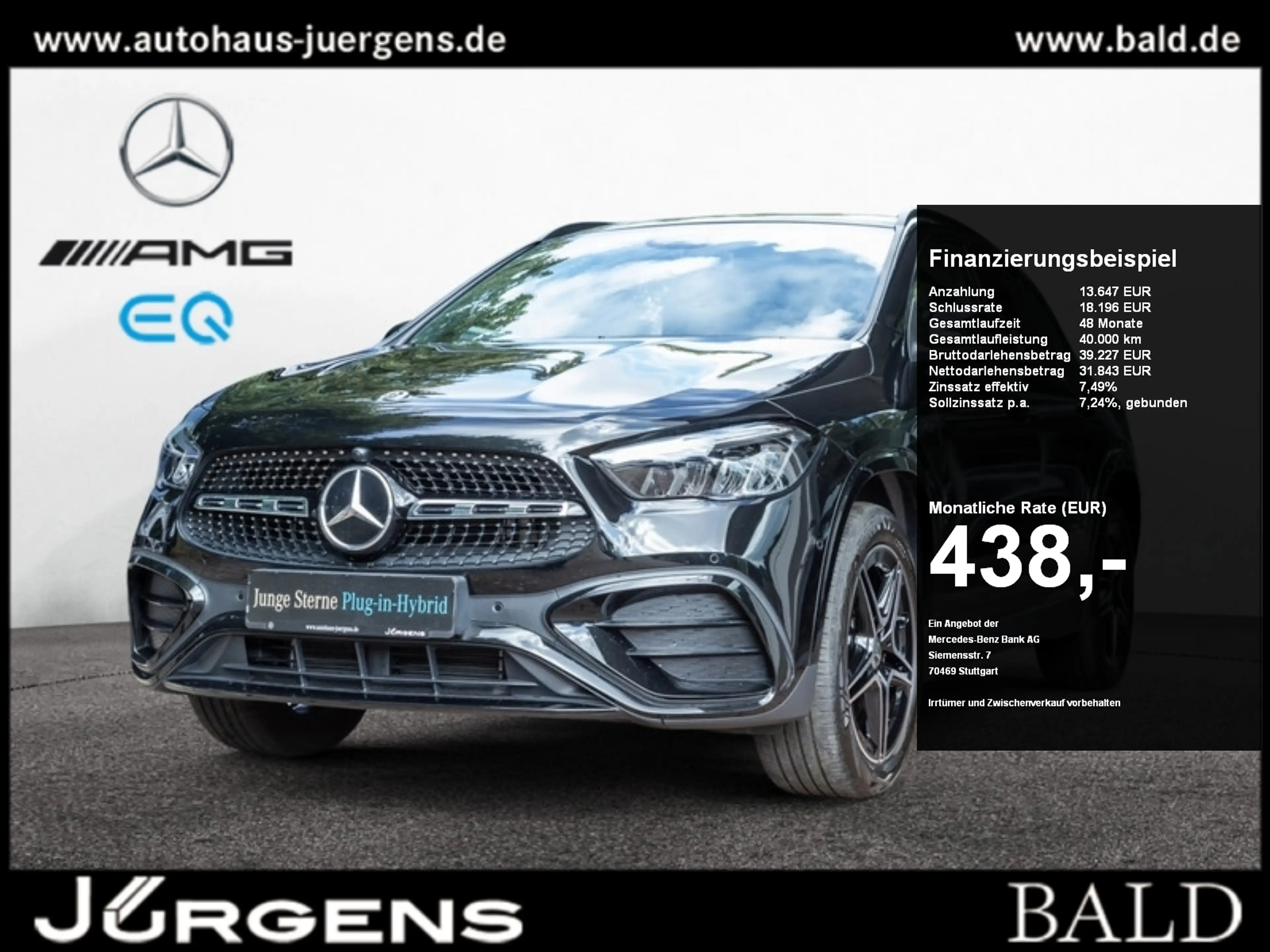 Mercedes-Benz GLA 250 e AMG-Sport/Premium/Pano/Night/Distr/Cam