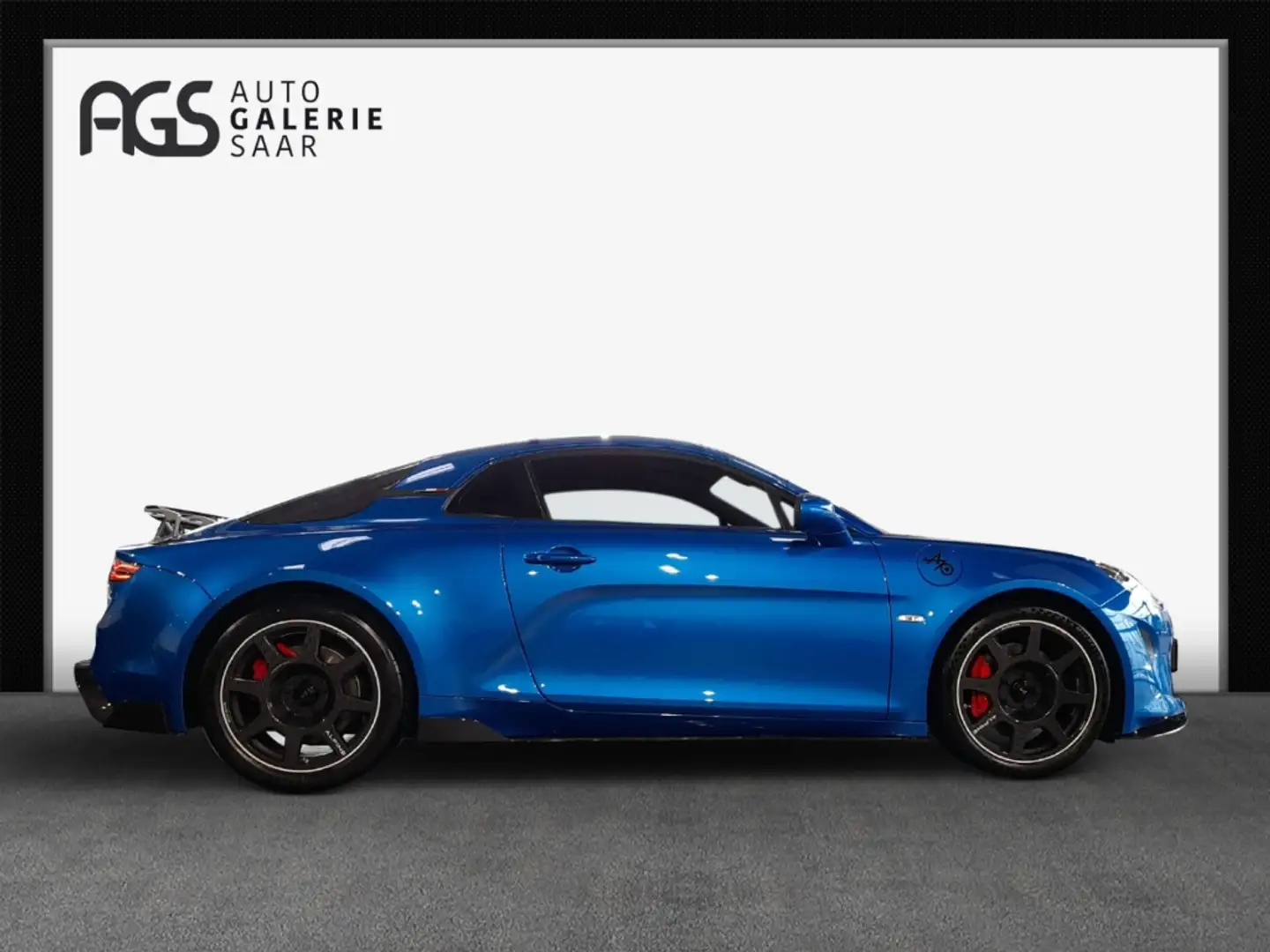 Alpine A110 R 70 Focal Premium, Ablagepaket Akrapovic Abgasanl Blau - 2
