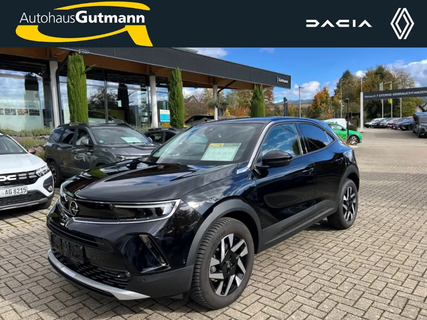 Opel Mokka Elegance 1.2 Turbo Navi LED Apple CarPlay ACC Digi Schwarz - 1