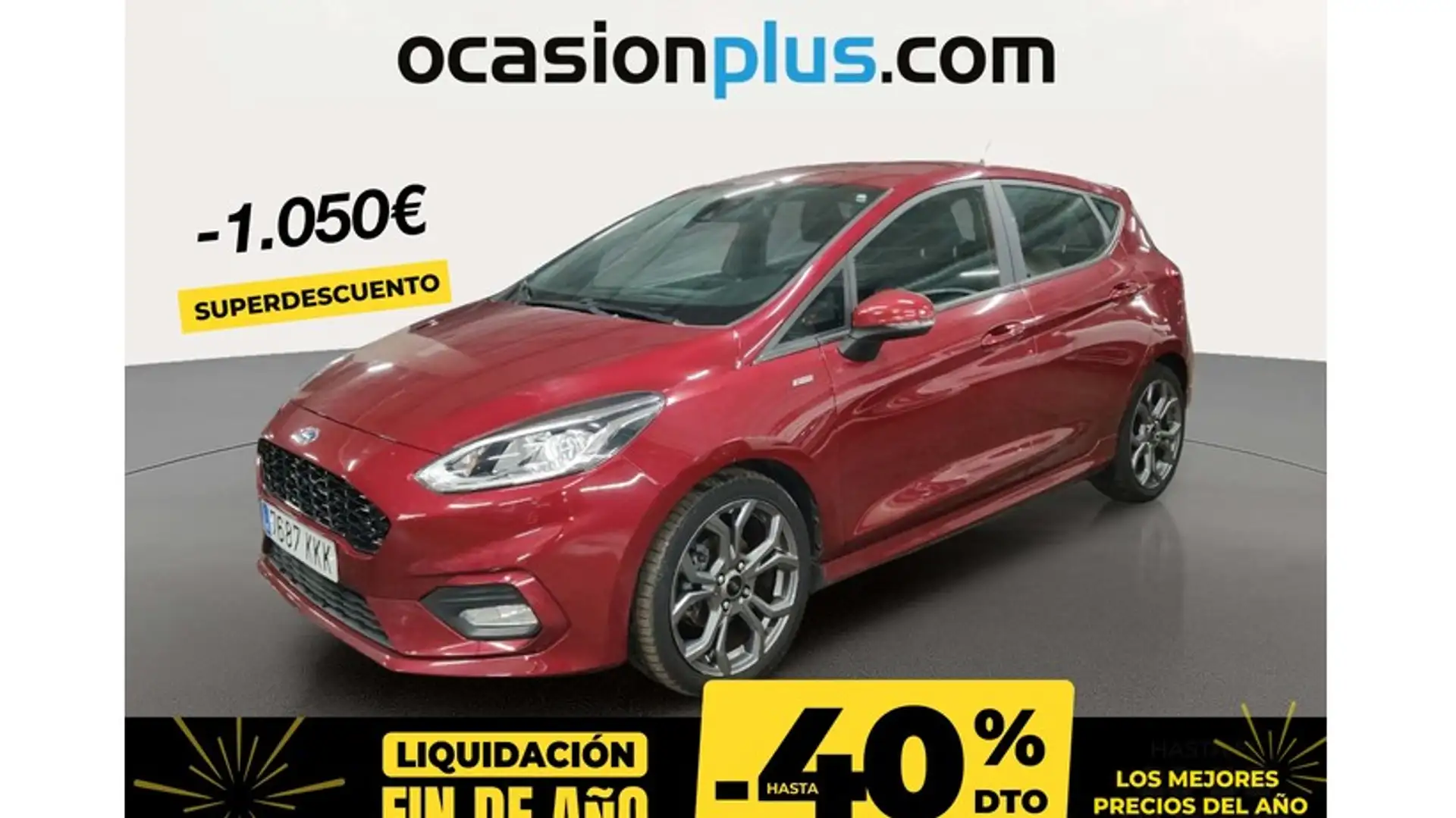 Ford Fiesta 1.5TDCi ST Line 85 Rojo - 1