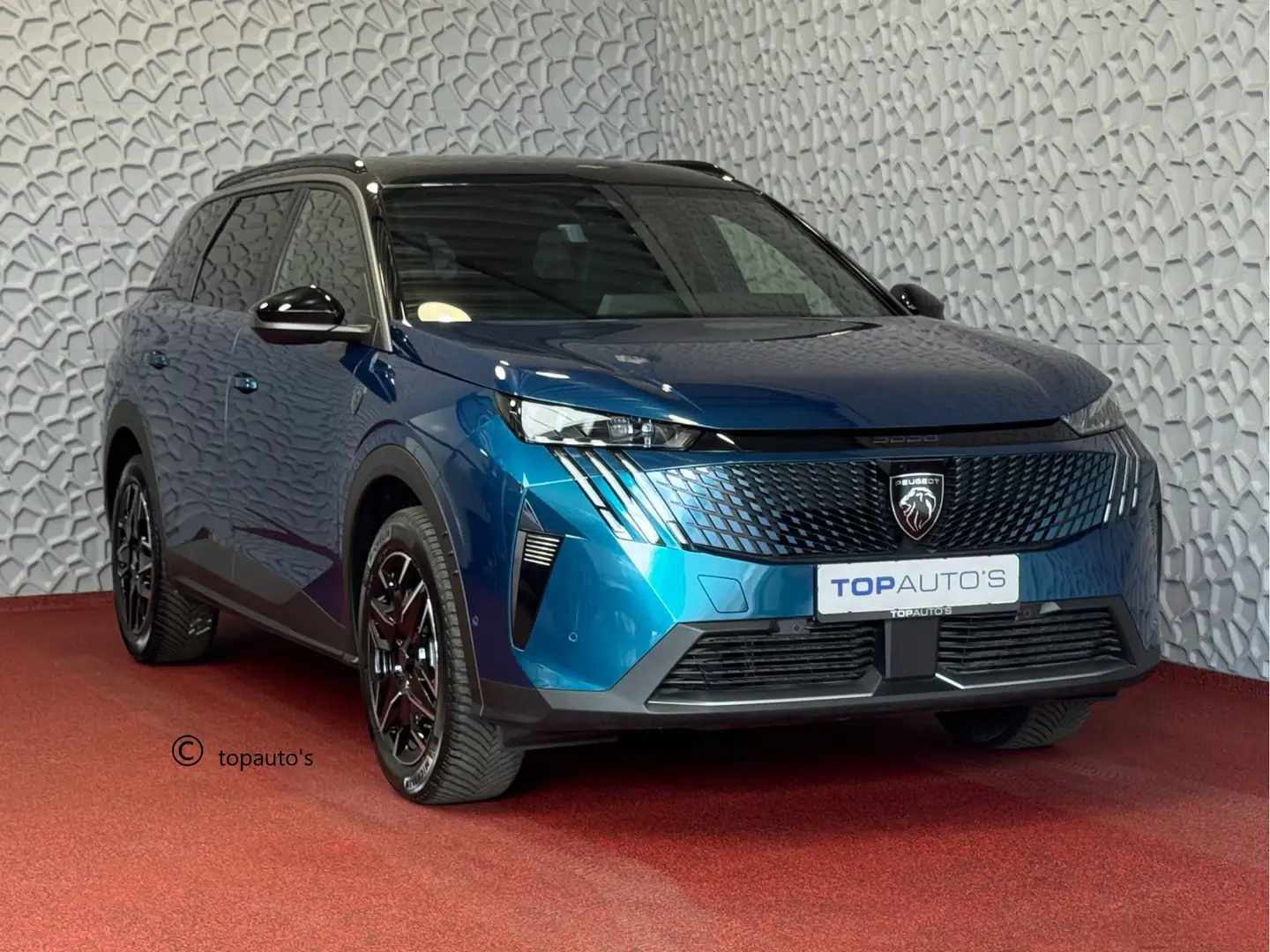 Peugeot 5008 1.2 HYBRID 145 GT 7PERS OPENDAK STOEL/STUUR VERW. Blauw - 1