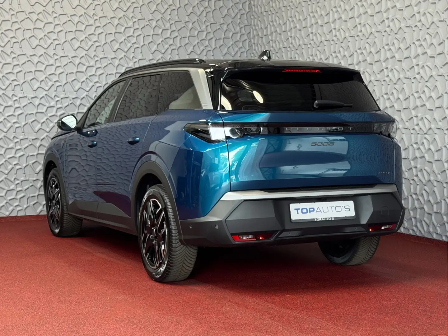 Peugeot 5008 1.2 HYBRID 145 GT 7PERS OPENDAK STOEL/STUUR VERW. Blauw - 2