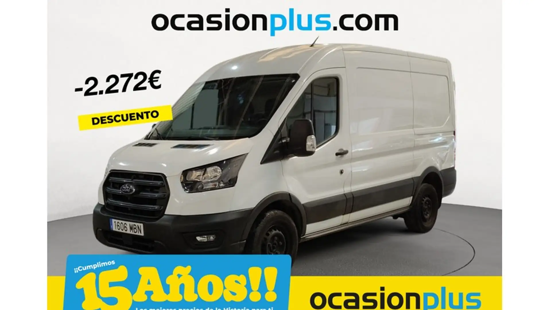 Ford Transit FT 350 L2 Van MHEV Trend 130 Blanc - 1