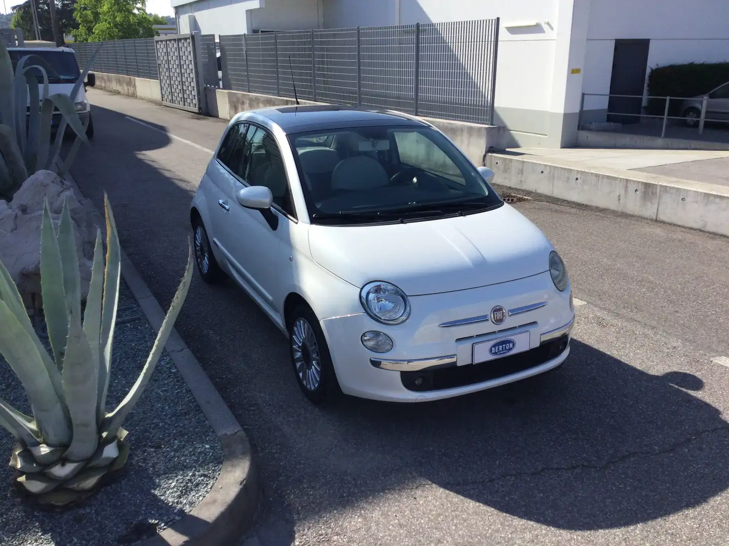 Fiat 500 Weiß - 2