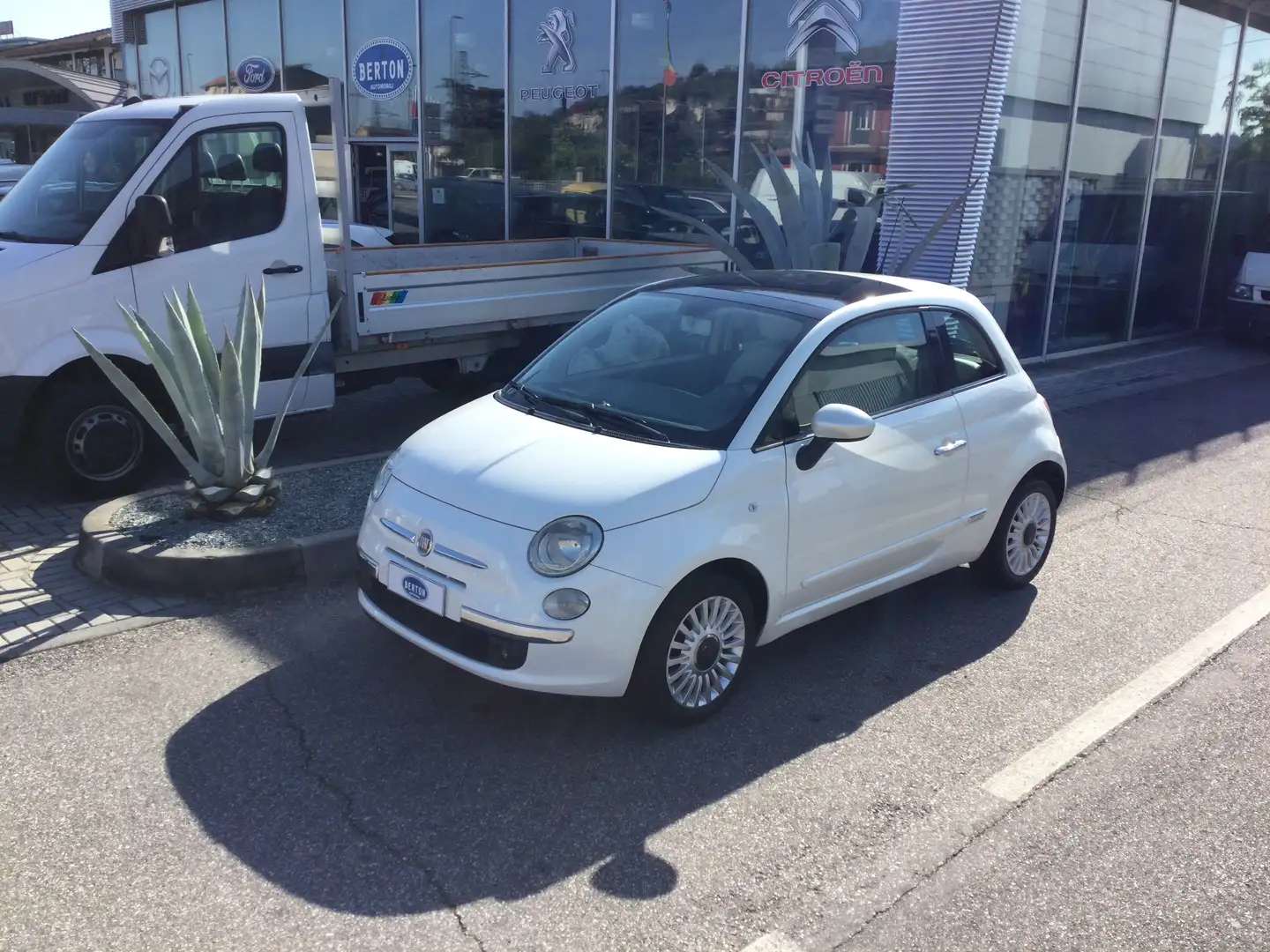 Fiat 500 Weiß - 1