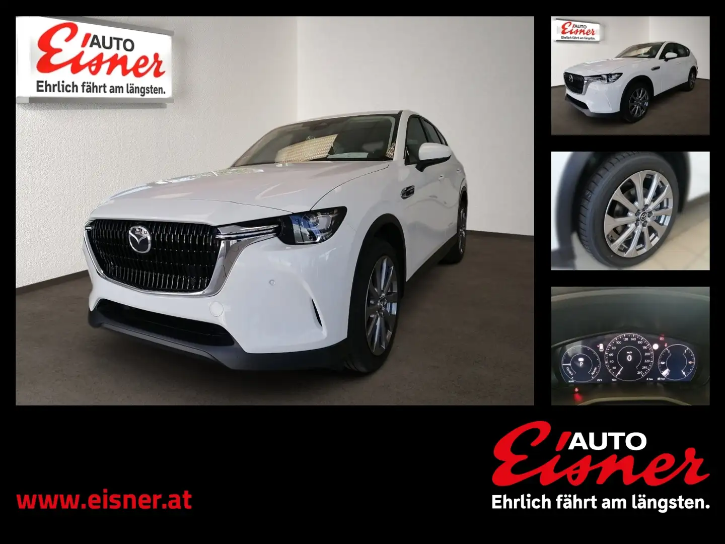 Mazda CX-60 2.5L PHEV AWD EXCL. LINE Comfort Pack Weiß - 1