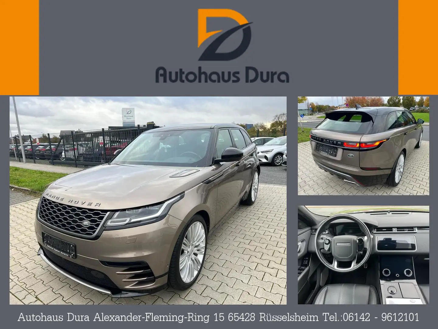 Land Rover Range Rover Velar D300 R-Dynamic SE Aut. Navi Beige - 1