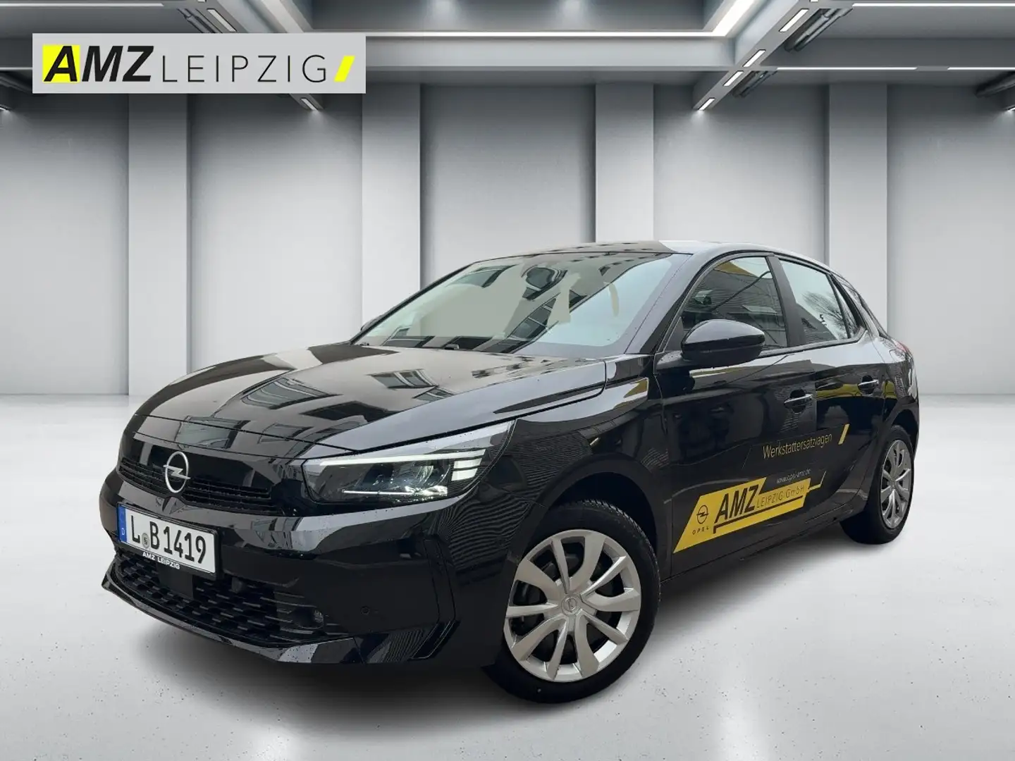 Opel Corsa F 1.2 SpurW KAM PDC SpurH Schwarz - 1
