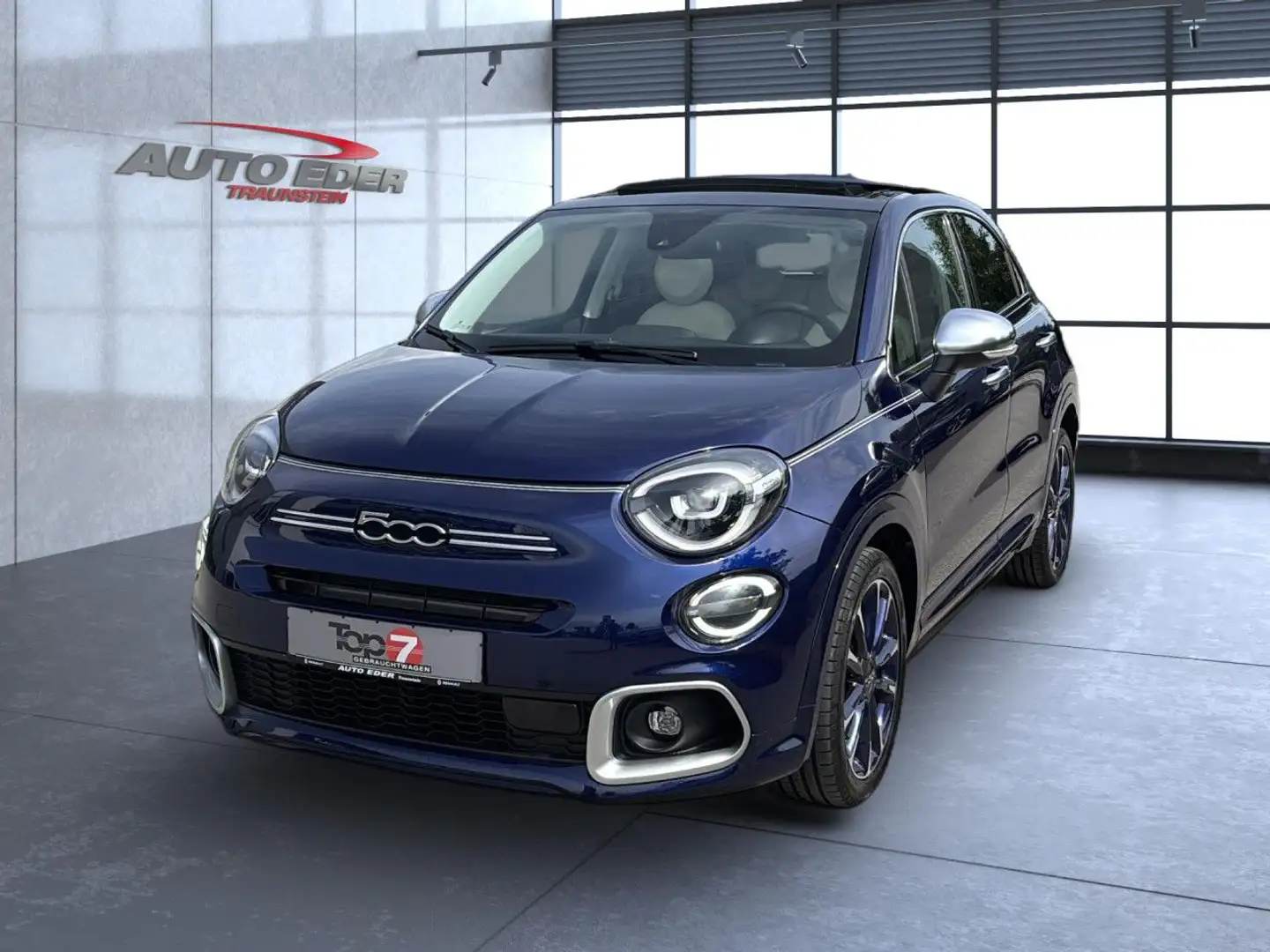 Fiat 500X Yacht Club Capri Faltschiebedach 18 Leder LED Blau - 2