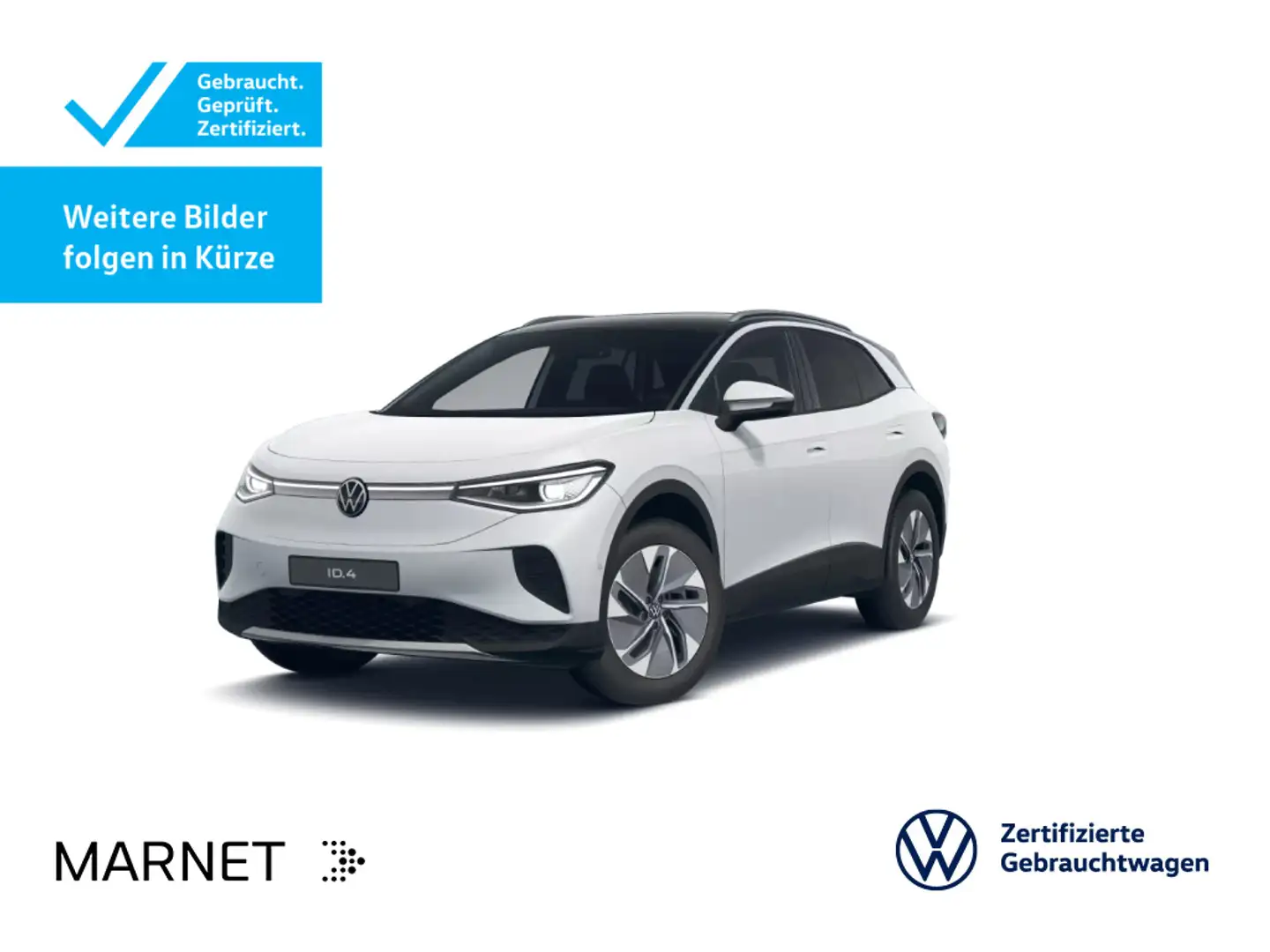 Volkswagen ID.4 Pro*WÄRMEPUMPE*AHK*KAMERA*IQ.LIGHT*NAVI*SHZ Weiß - 1