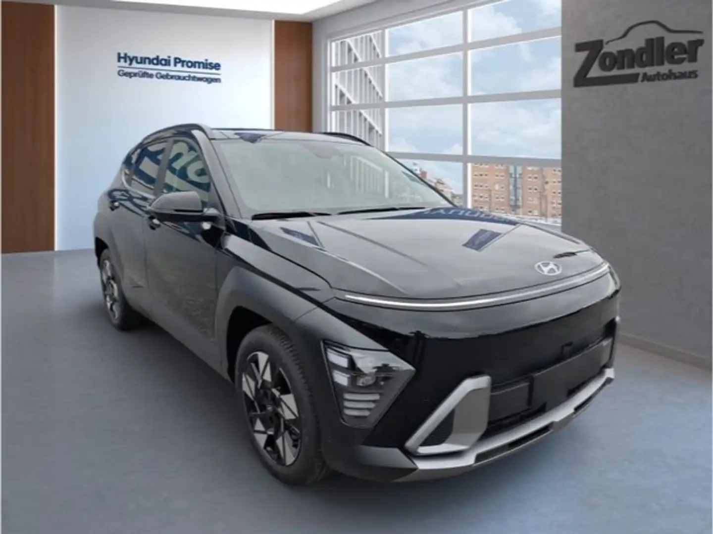 Hyundai KONA 1.6 Turbo 4WD Prime Glas-Schiebedach El. Panodach Noir - 2