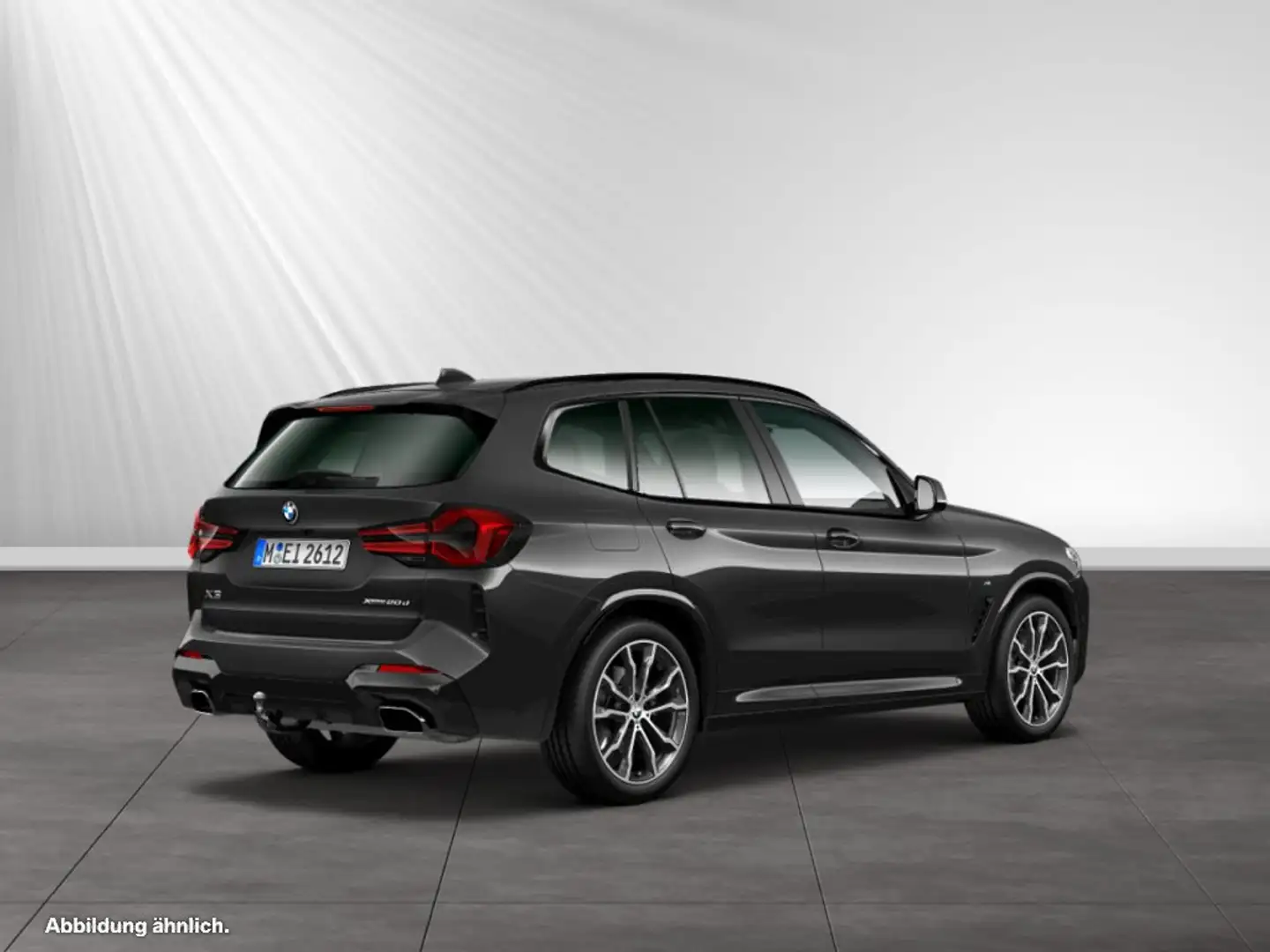 BMW X3 xDrive20d MSport AHK PA HUD DAB HiFi Gris - 2