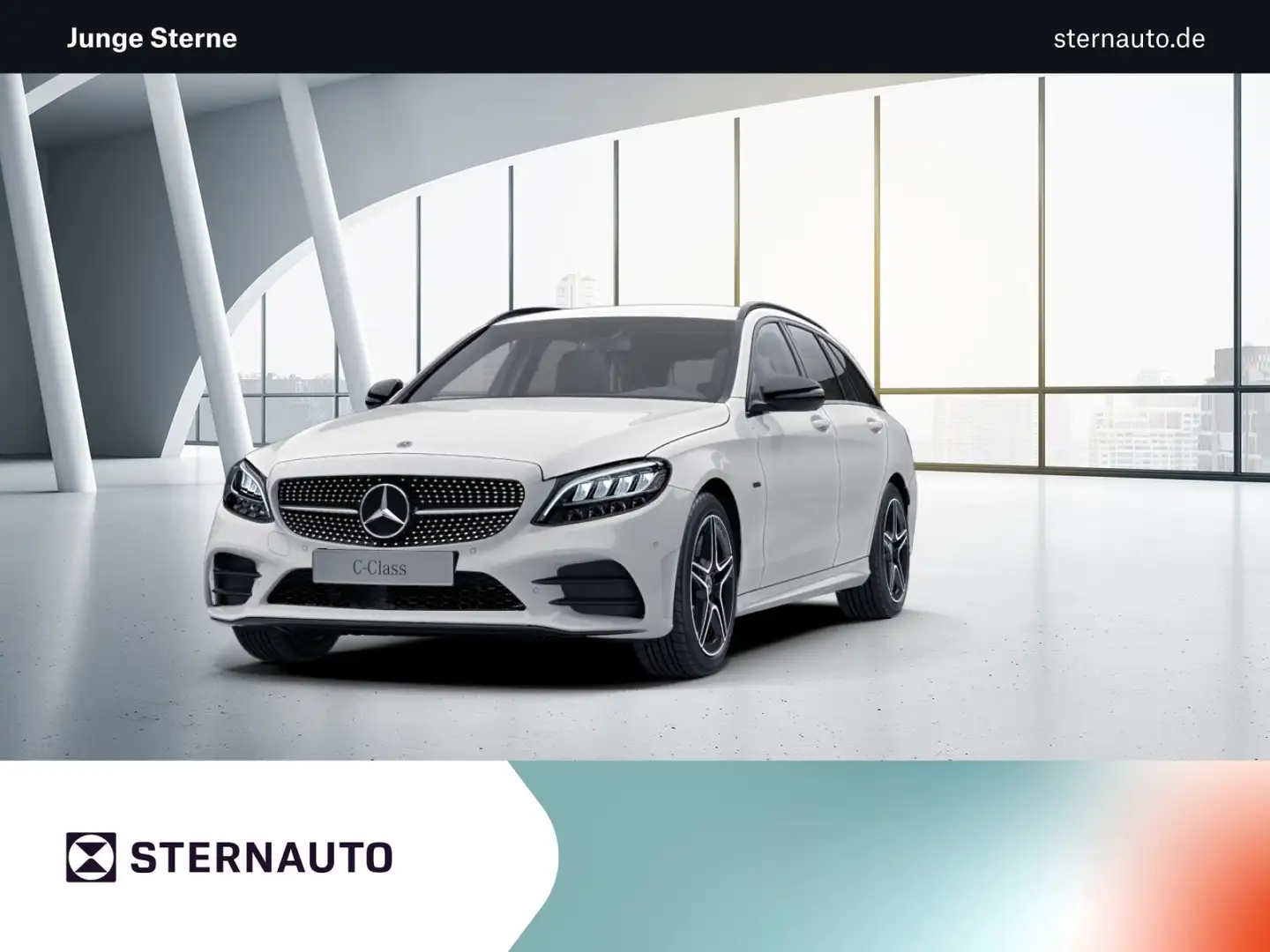 Mercedes-Benz C 300 C 300 e T-Modell  AMG Line Navi/Styling/Autom./LED Weiß - 1