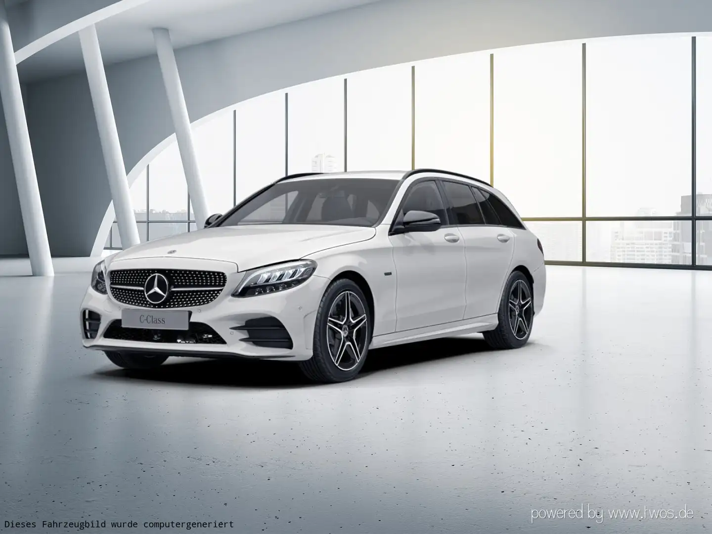 Mercedes-Benz C 300 C 300 e T-Modell  AMG Line Navi/Styling/Autom./LED Weiß - 2