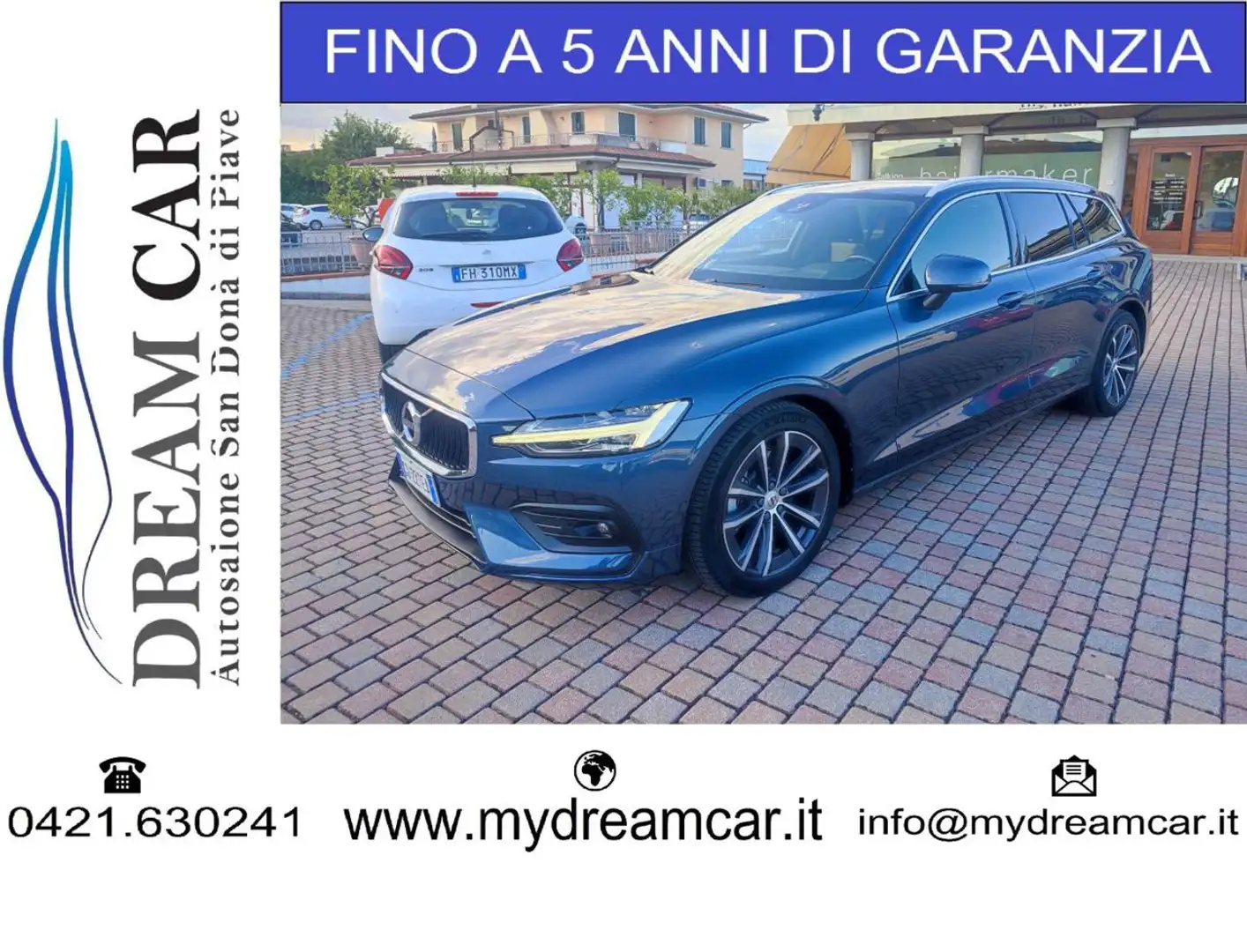 Volvo V60 B4 (d) 197CV Geartronic Momentum Business Pro Blu/Azzurro - 1