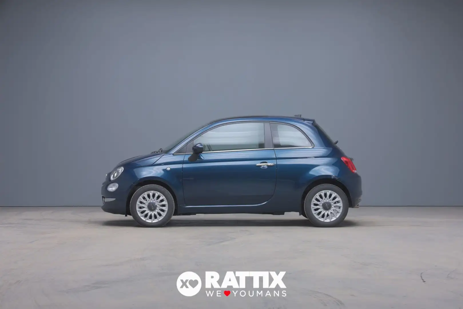 Fiat 500 1.0 Hybrid 70CV Dolcevita + tetto panoramico Bleu - 2