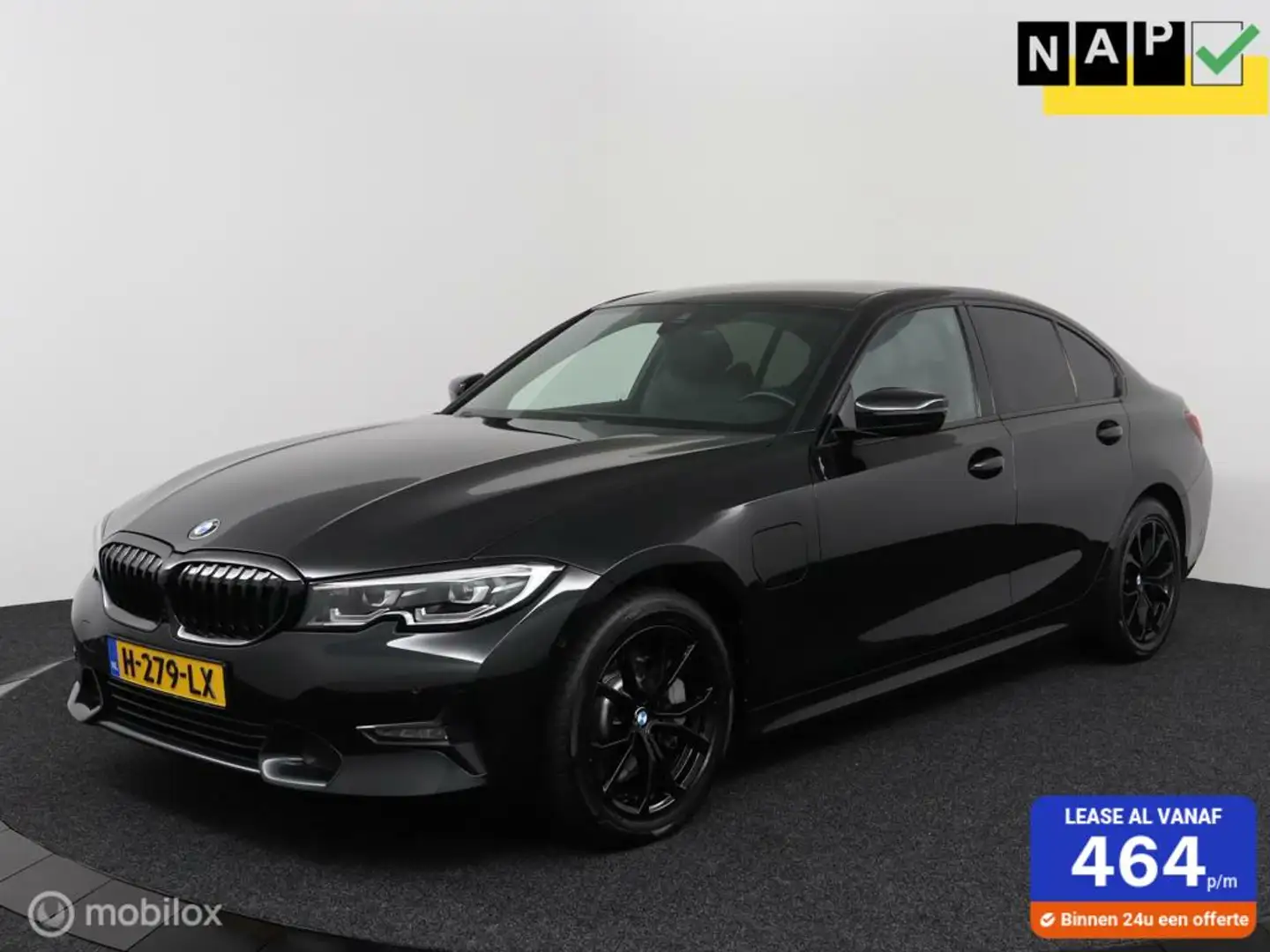 BMW 330 3-serie 330e Aut8 184Pk plug-in Hybride Sport Line Noir - 1