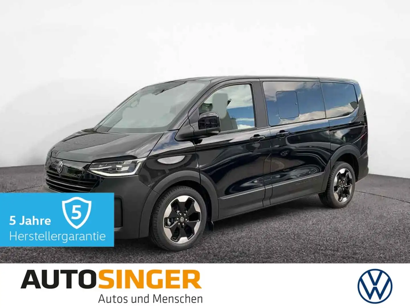 Volkswagen T7 Caravelle PanAmericana 4M KR 8-S*AHK*PANO*360* Negru - 1