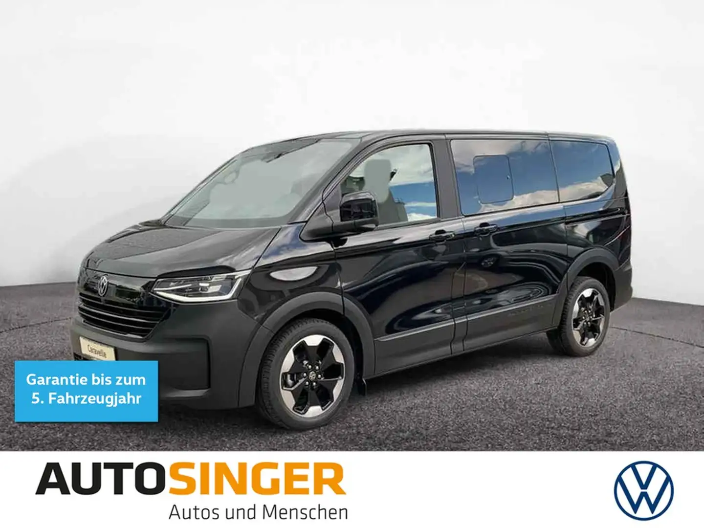Volkswagen T7 Caravelle PanAmericana 4M KR 8-S*AHK*PANO*360* Schwarz - 1