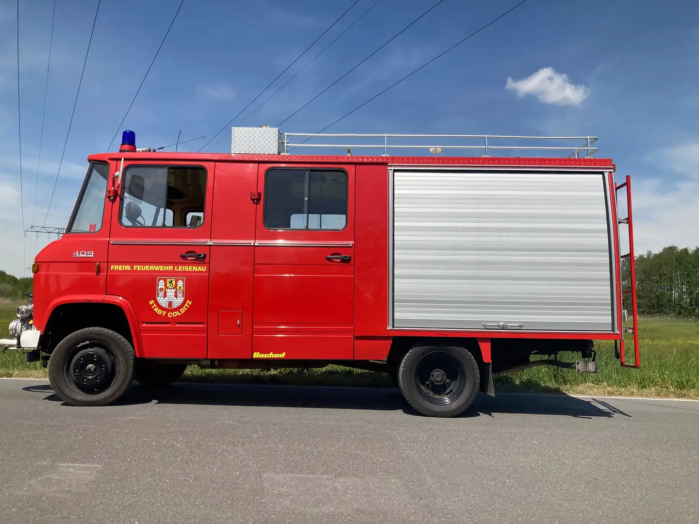 Mercedes-Benz 409 Feuerwehr 508 608 309 Červená - 1
