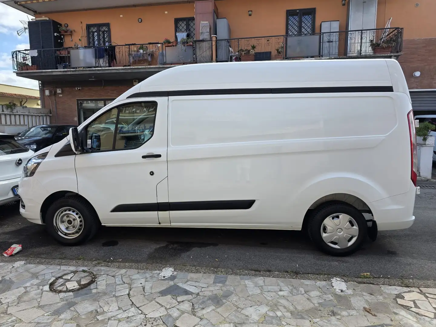 Ford Transit Custom 300 L2H2 Trend 2.0 EcoBlue Hybrid130 Cv Bianco - 2
