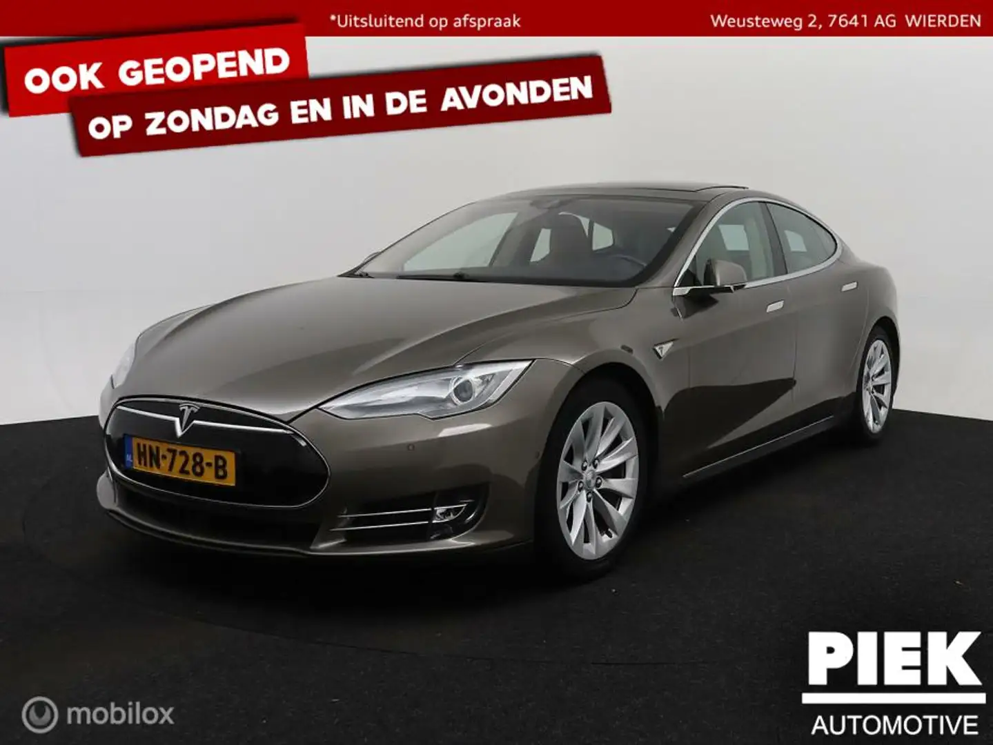 Tesla Model S 85D Base AUTOPILOT, 7-PERSOONS Gris - 1