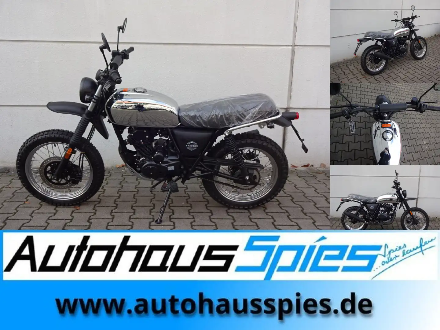 Brixton Felsberg XC CBS BX 125 EFi EURO5 Argintiu - 1