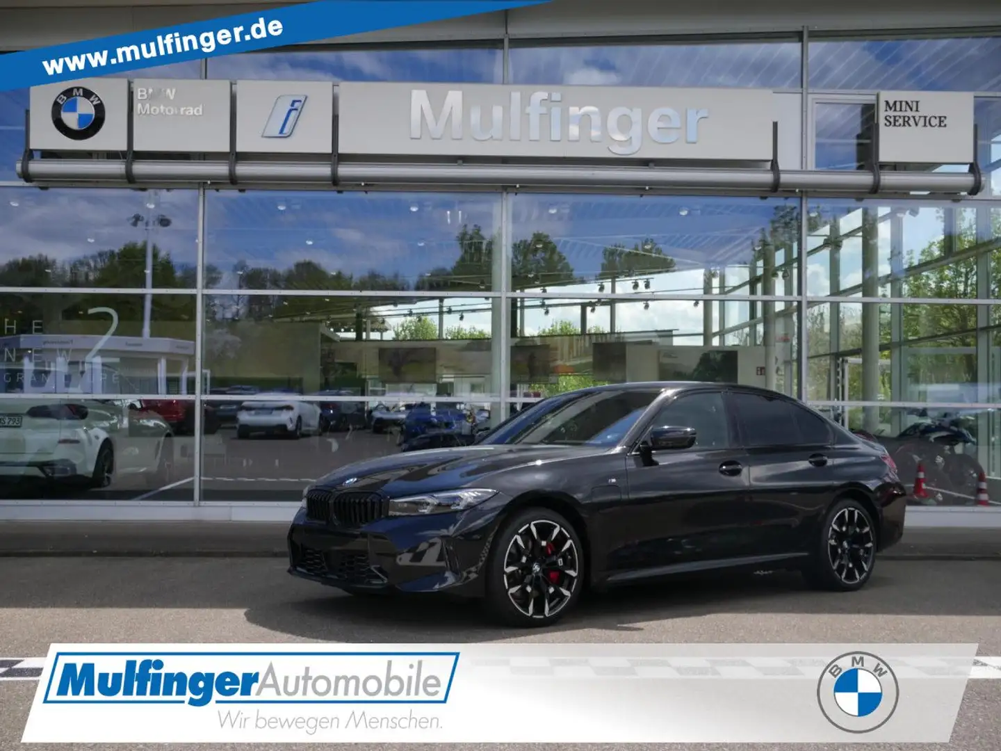 BMW 330 e M Sport AdapLED AHK LiveProf DAB DrivAS PaAs Schwarz - 1