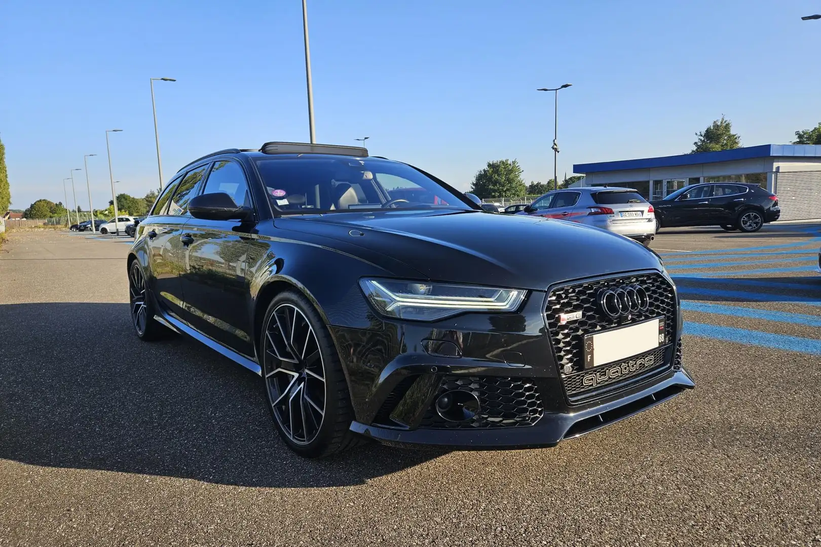 Audi RS6 Avant Quattro Dynamique Plus - V8 TFSI - 605 - BVA Tiptronic - Freins Céramique ! Zwart - 2