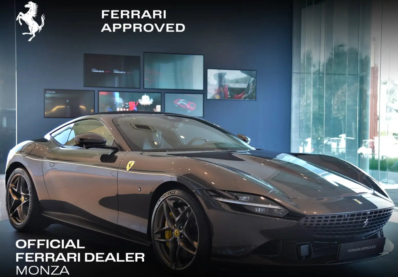 Ferrari Roma FERRARI APPROVED | ELEC+VENTIL SEATS | SURR VIEW Gris - 1
